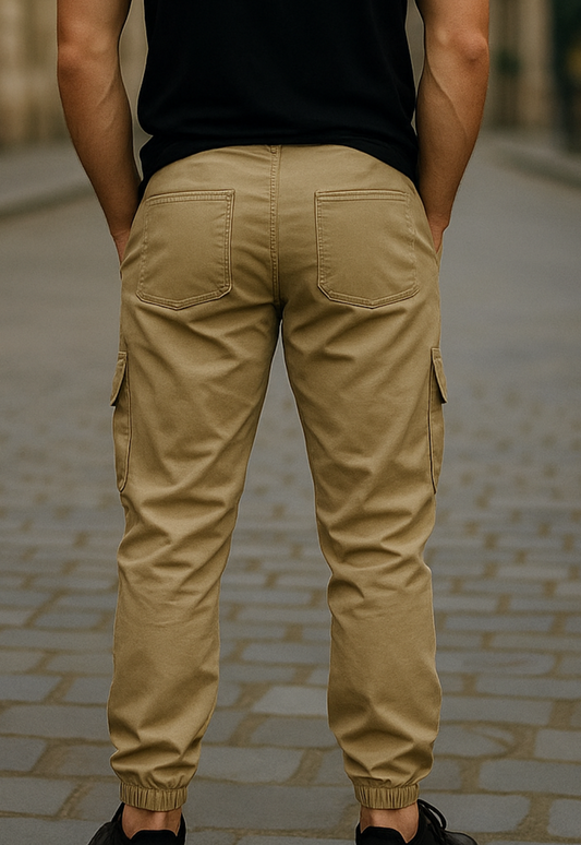 HALF WHITE CARGO TROUSER